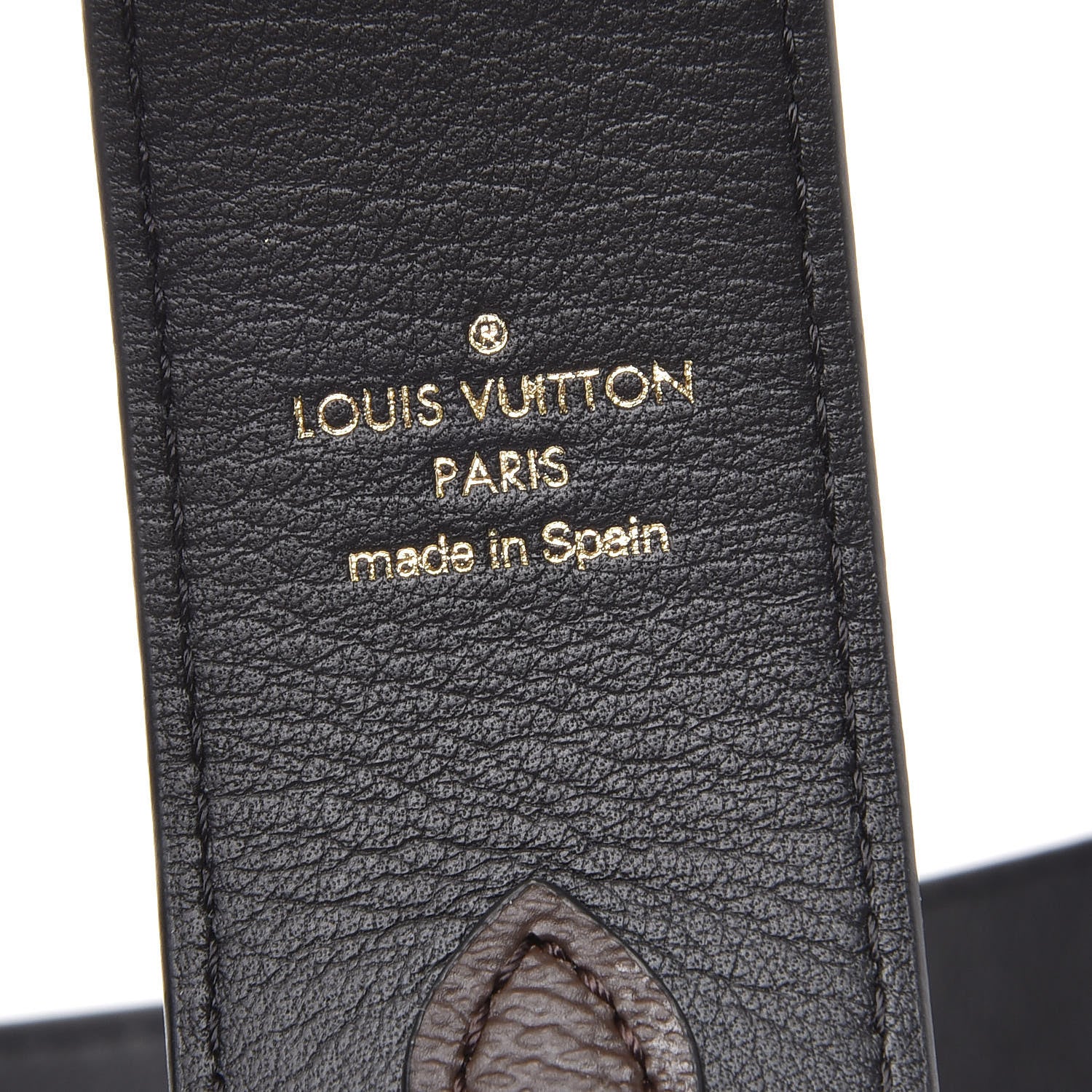 Louis Vuitton Monogram Bandouliere Shoulder Strap Black 4 of 5