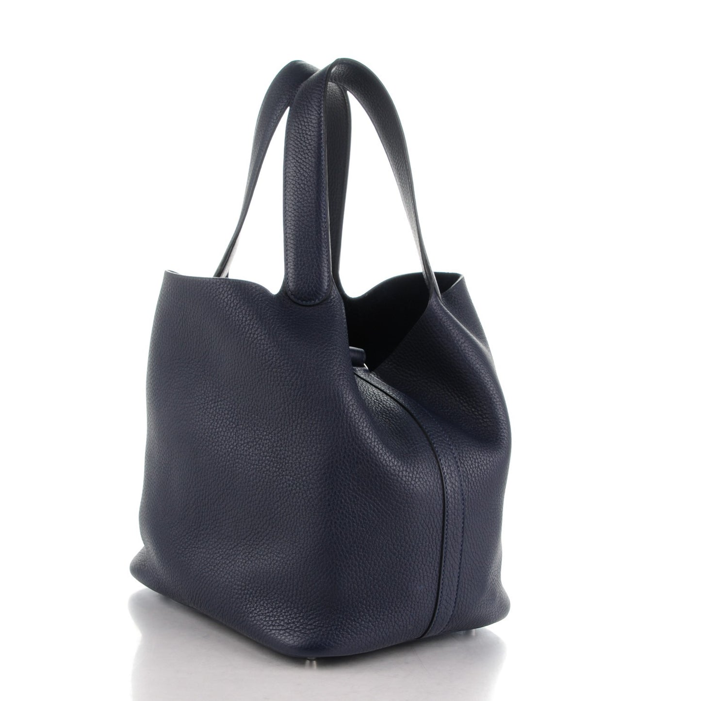 Taurillon Clemence Picotin Lock 26 GM Bleu Nuit