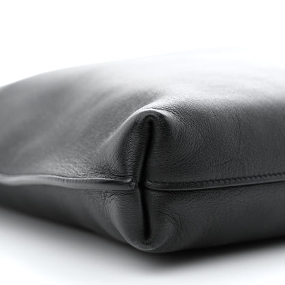 Saint Laurent Calfskin Medium Suzanne Hobo Black 11 of 12