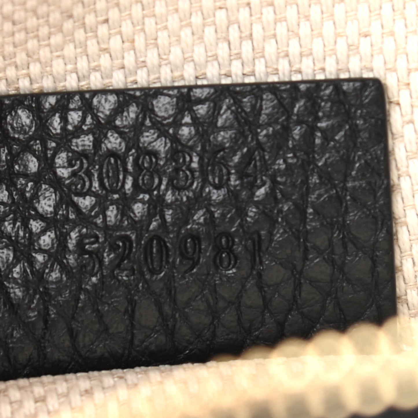 Pebbled Calfskin Small Soho Disco Bag Black