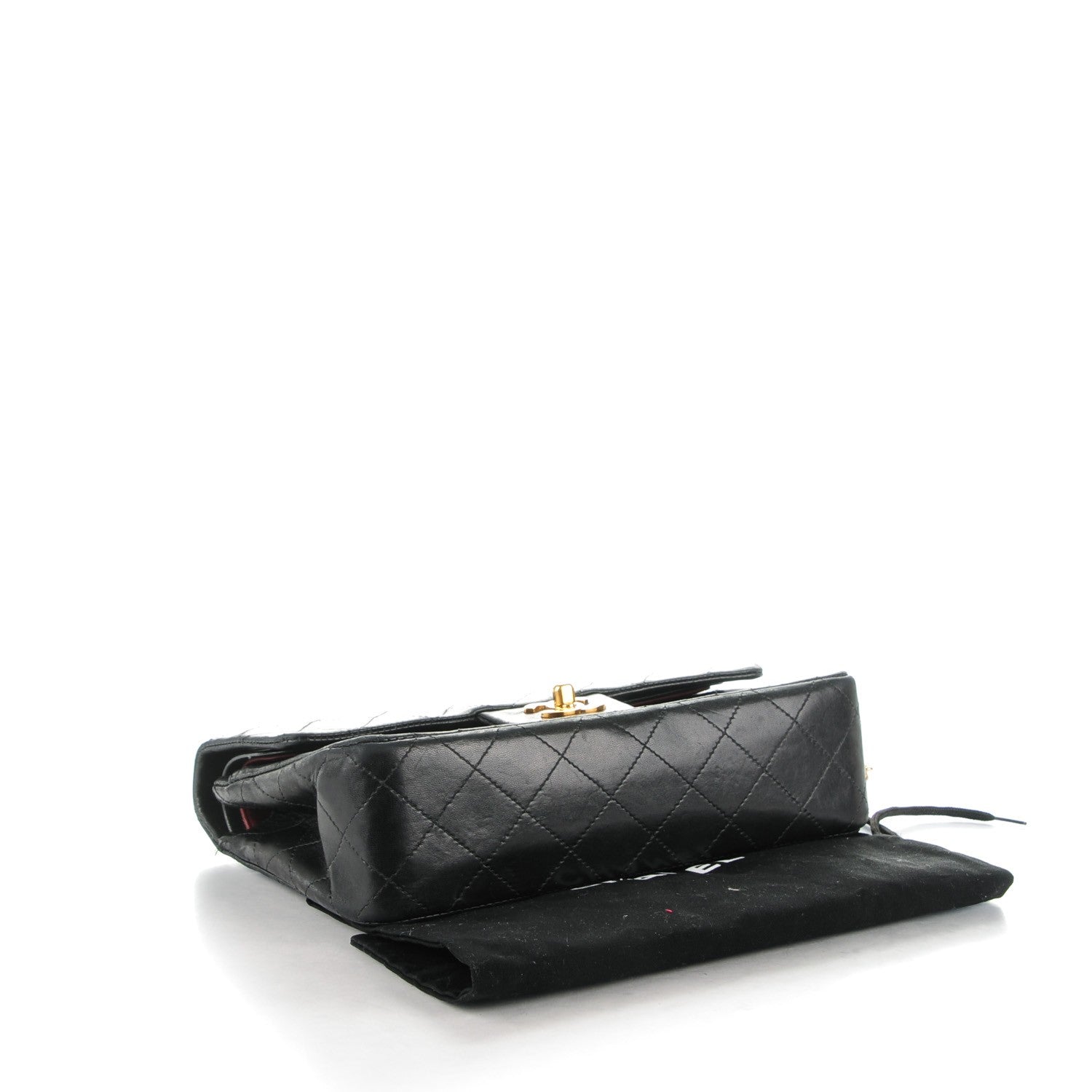 Chanel Lambskin Quilted Small Double Flap Black 4 of 8