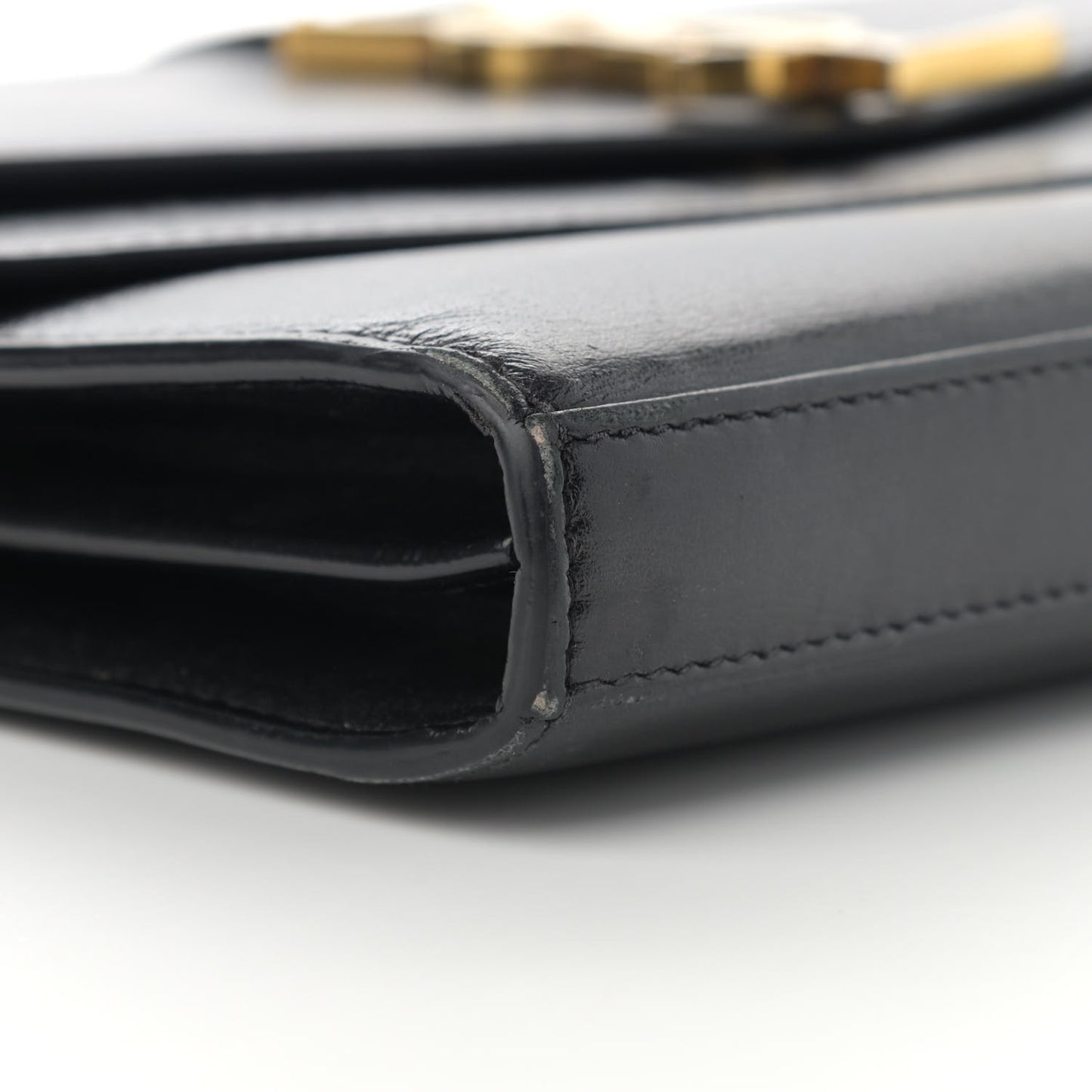 Smooth Calfskin Monogram Sulpice Chain Wallet Black