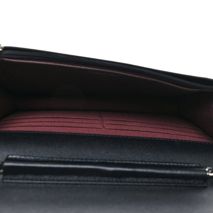 Chanel Lambskin Quilted Wallet On Chain WOC Black 5 of 12