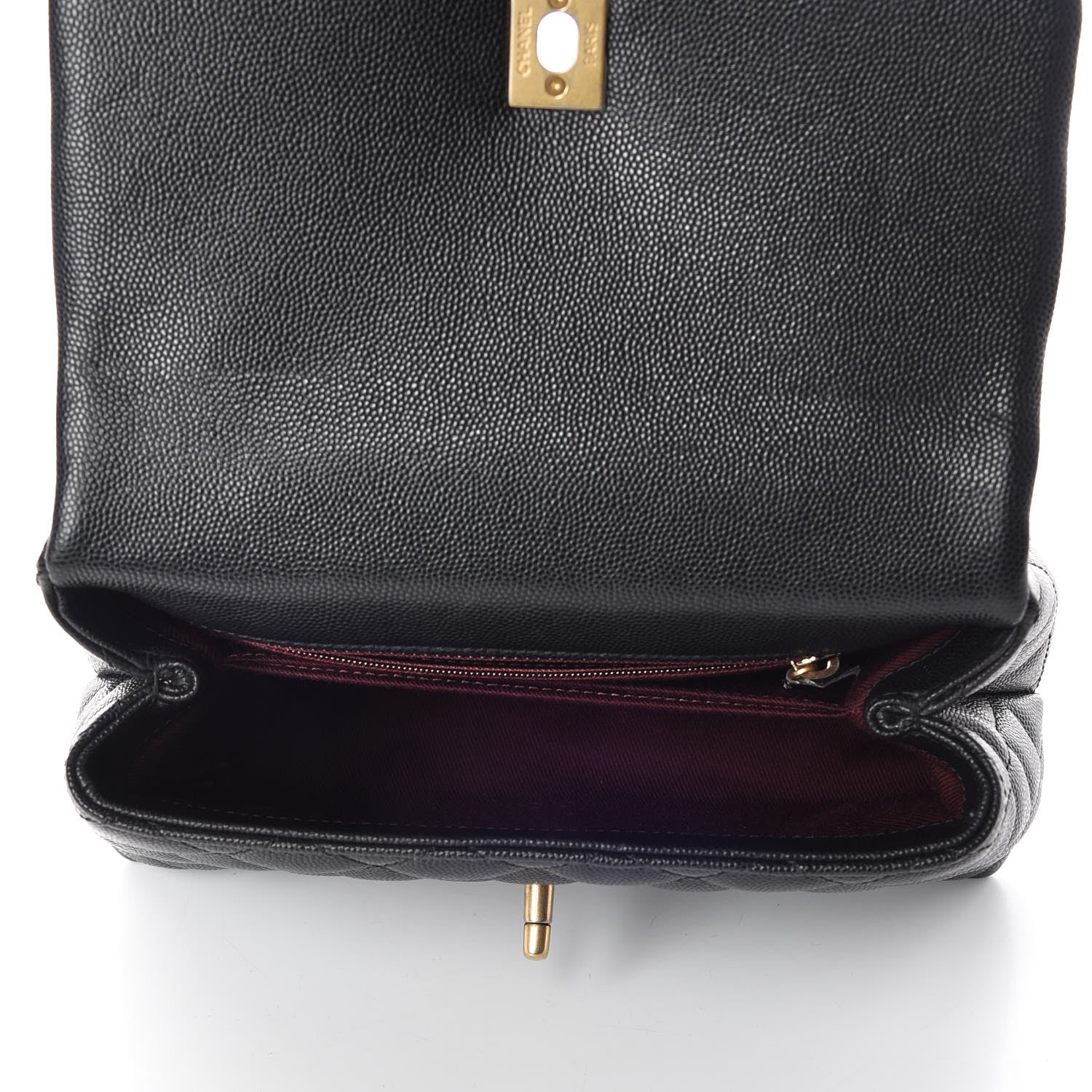 Chanel Caviar Quilted Mini Coco Handle Flap Black 8 of 11