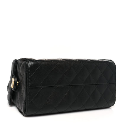 Chanel Caviar Quilted Small Chanel 25 Handbag Black 4 of 11