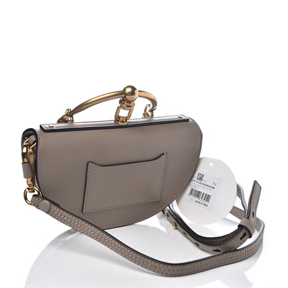 Chloe Calfskin Small Nile Bracelet Minaudiere Bag Motty Grey 2 of 8