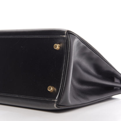 Hermes Box Kelly Retourne 35 Black 7 of 12