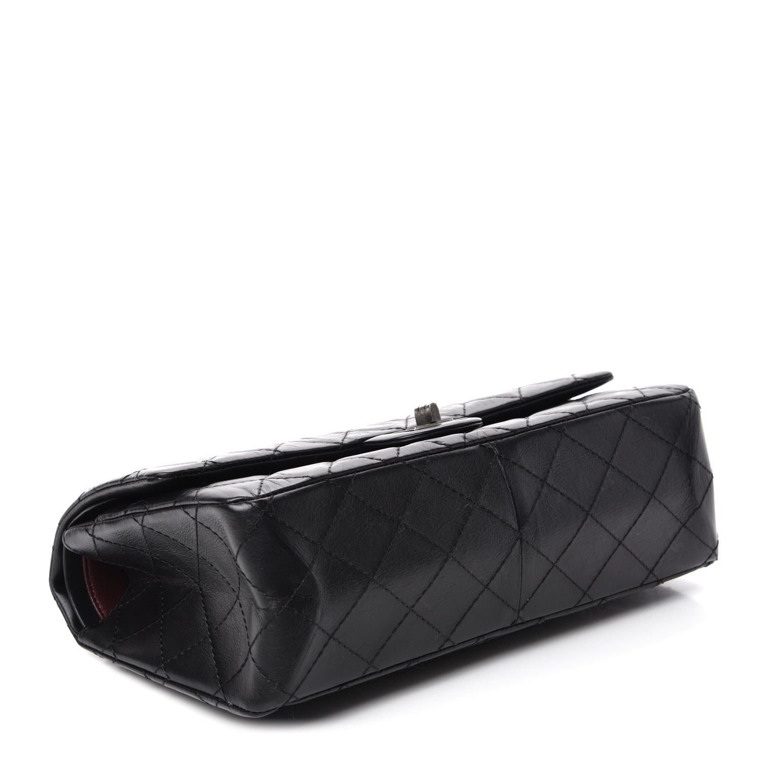 Chanel Aged Calfskin Quilted 2.55 Reissue 226 Flap Black 4 of 11