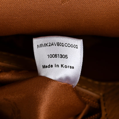 MCM Visetos Medium Sprinkle Stud Stark Backpack Cognac 7 of 11