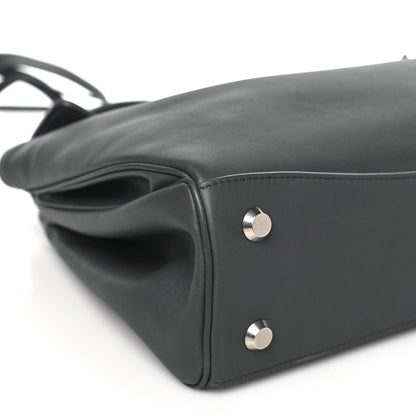 Balenciaga Natural Smooth Calfskin Medium Rodeo Top Handle Handbag Grey 7 of 8