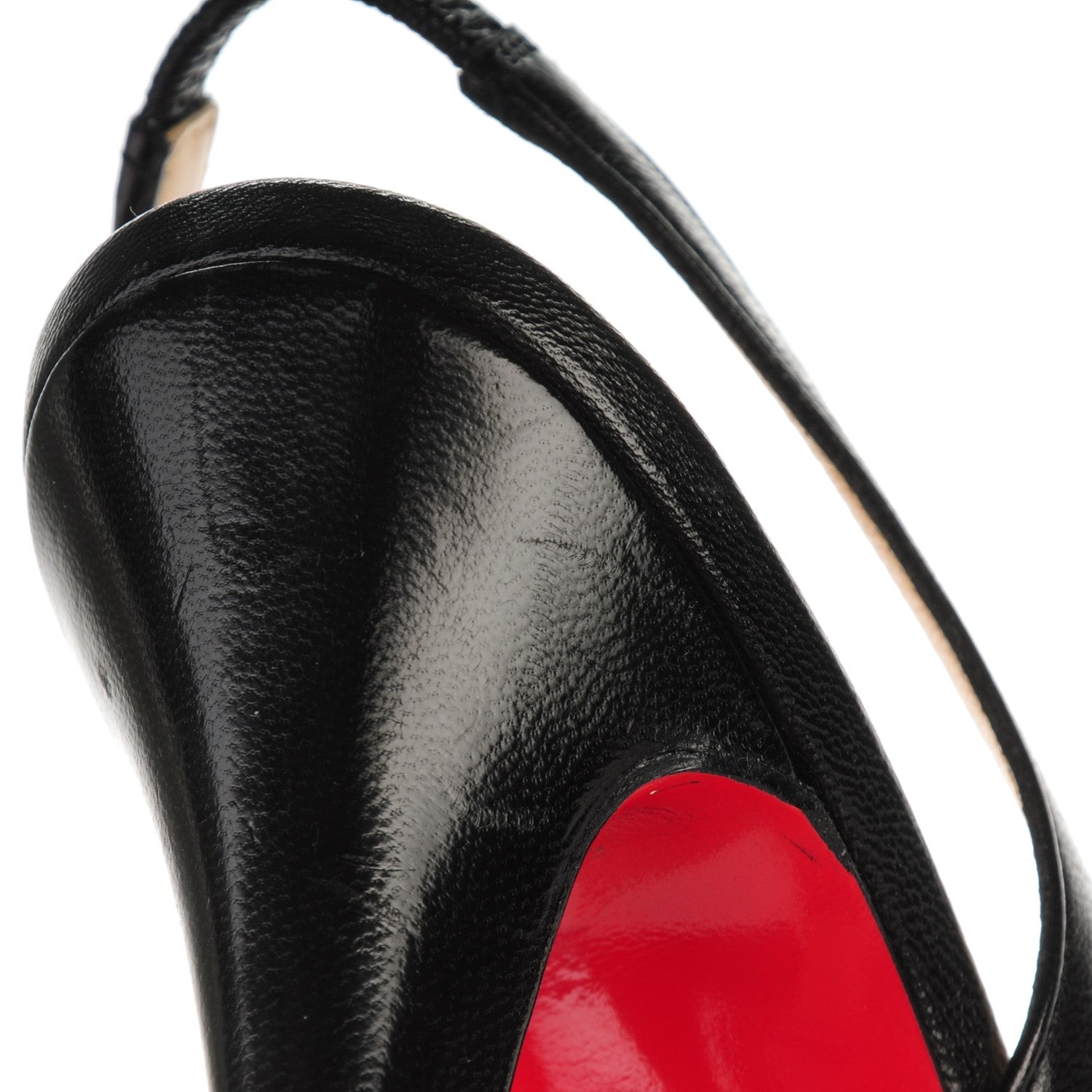 Christian Louboutin Kid No Prive 120 Pumps 35.5 Black Red 11 of 11