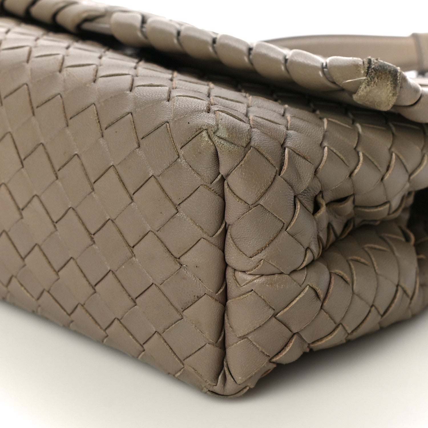 Bottega Veneta Nappa Intrecciato Baby Olimpia Shoulder Bag Mink 7 of 13