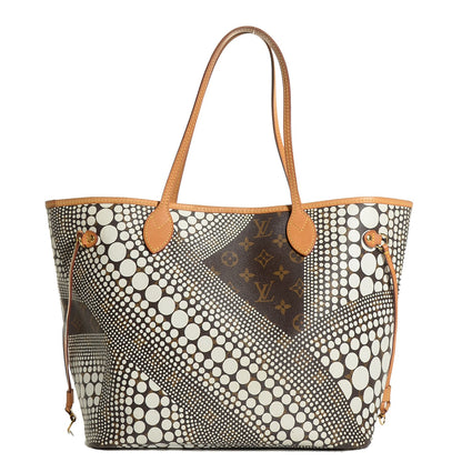 Louis Vuitton Monogram Kusama Waves Neverfull MM White 1 of 7