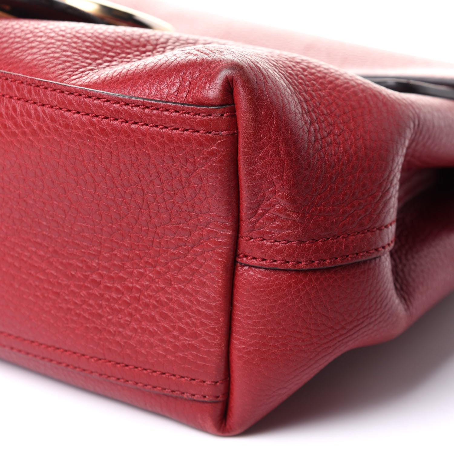 Gucci Cellarius Calfskin GG Marmont Shoulder Bag Vulcanic Red 9 of 12
