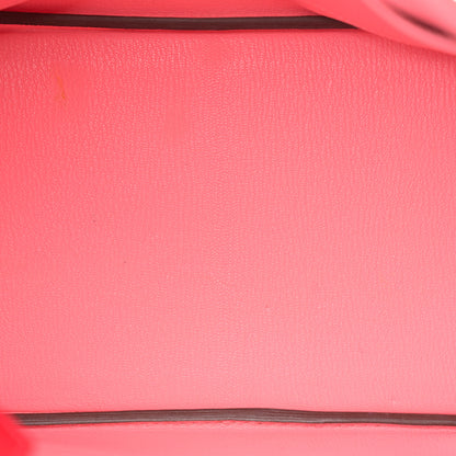 Hermes Chevre Mysore Horseshoe Birkin 30 Rouge Rose Confetti 5 of 14