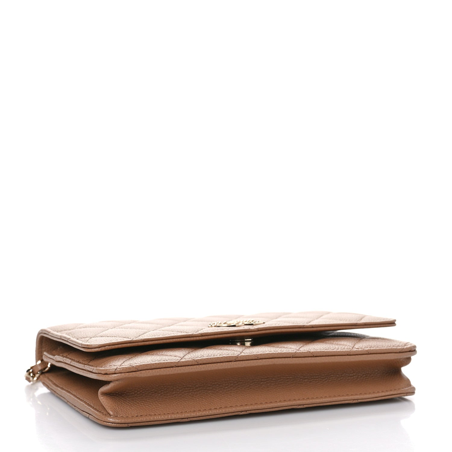 Chanel Caviar Quilted Multi Chain Wallet On Chain WOC Beige 4 of 10