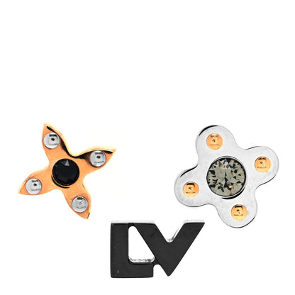 Louis Vuitton Swarovski Crystal Love Letter Timeless Ear Studs Earrings 1 of 4