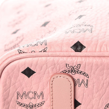MCM Visetos Medium Anya Shopper Tote Light Pink 11 of 11