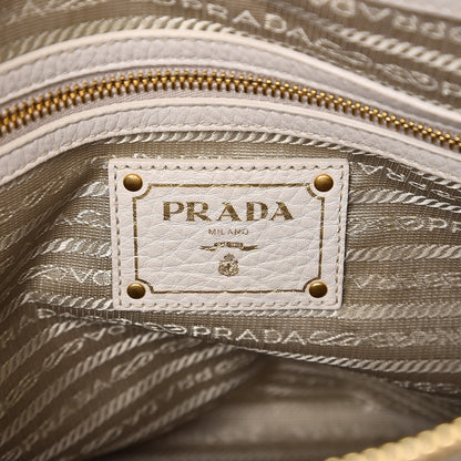 Prada Vitello Daino Top Handle Zip Tote Sabbia 7 of 18