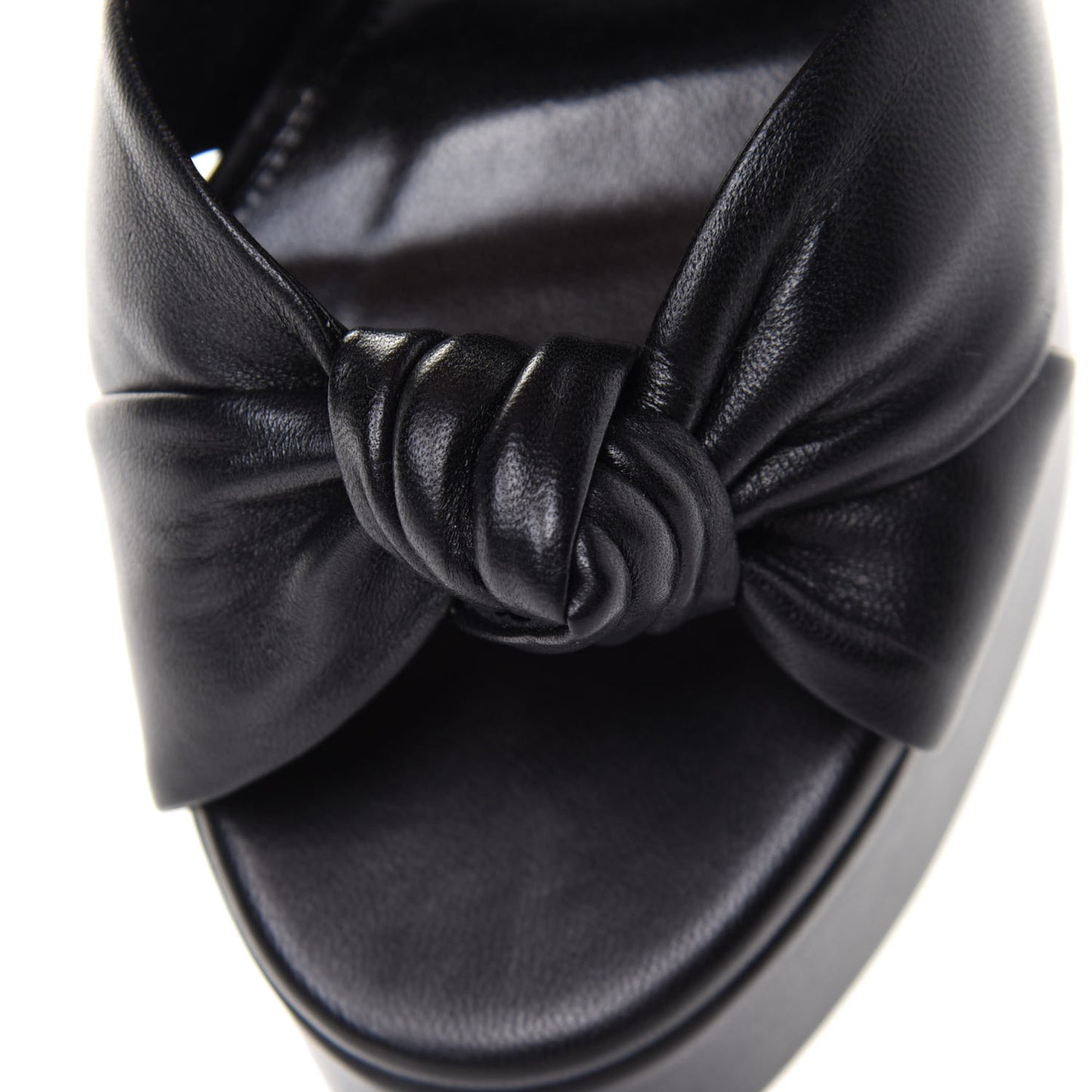 Vendome Bianca 85 Platform Sandals 37.5 Black