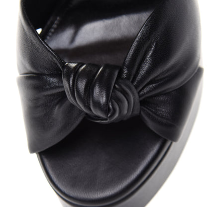 Saint Laurent Vendome Bianca 85 Platform Sandals 37.5 Black 10 of 11