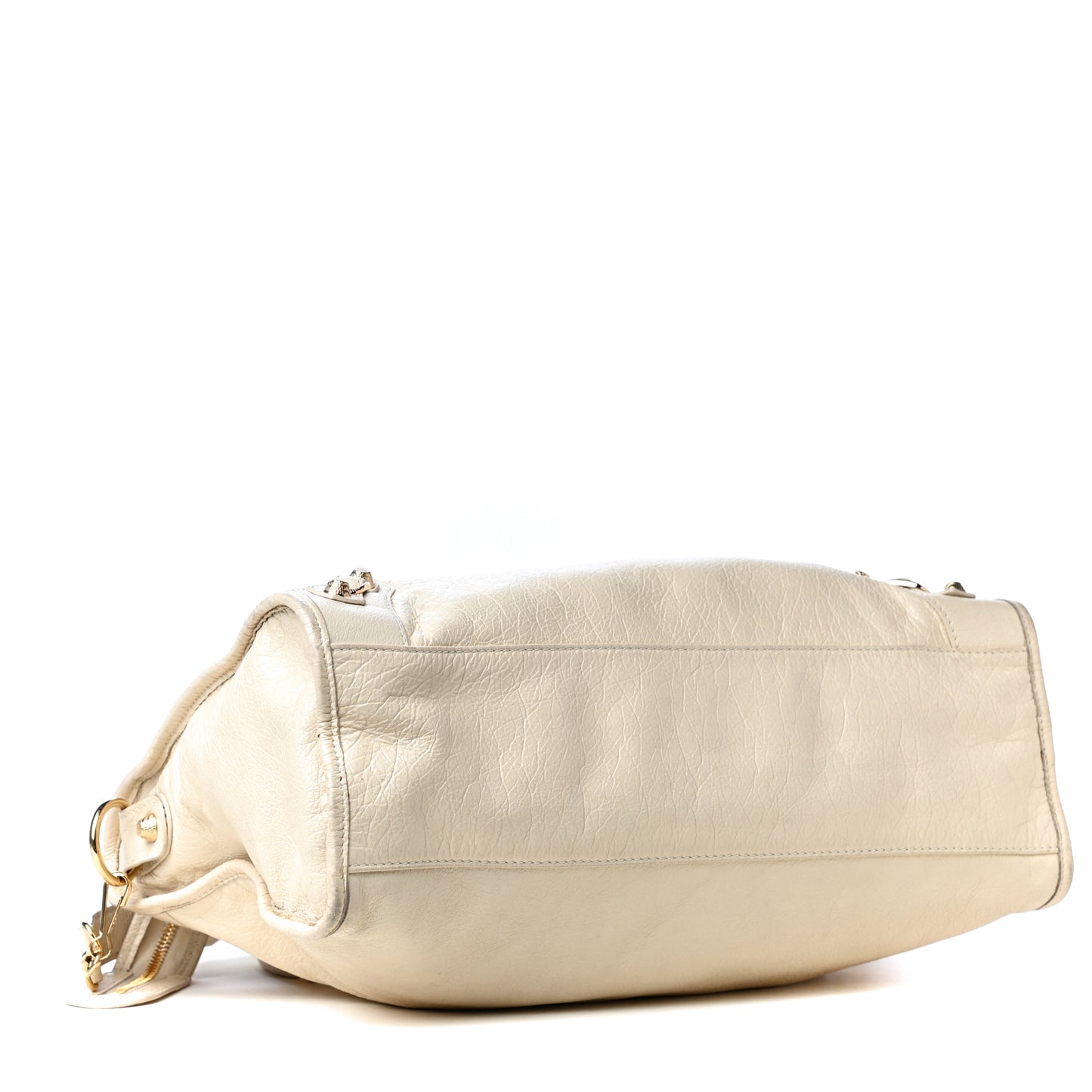 Agneau Giant 12 Gold Hardware City Blanc Creme Light Craie