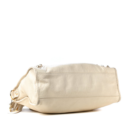 Balenciaga Agneau Giant 12 Gold Hardware City Blanc Creme Light Craie 3 of 4