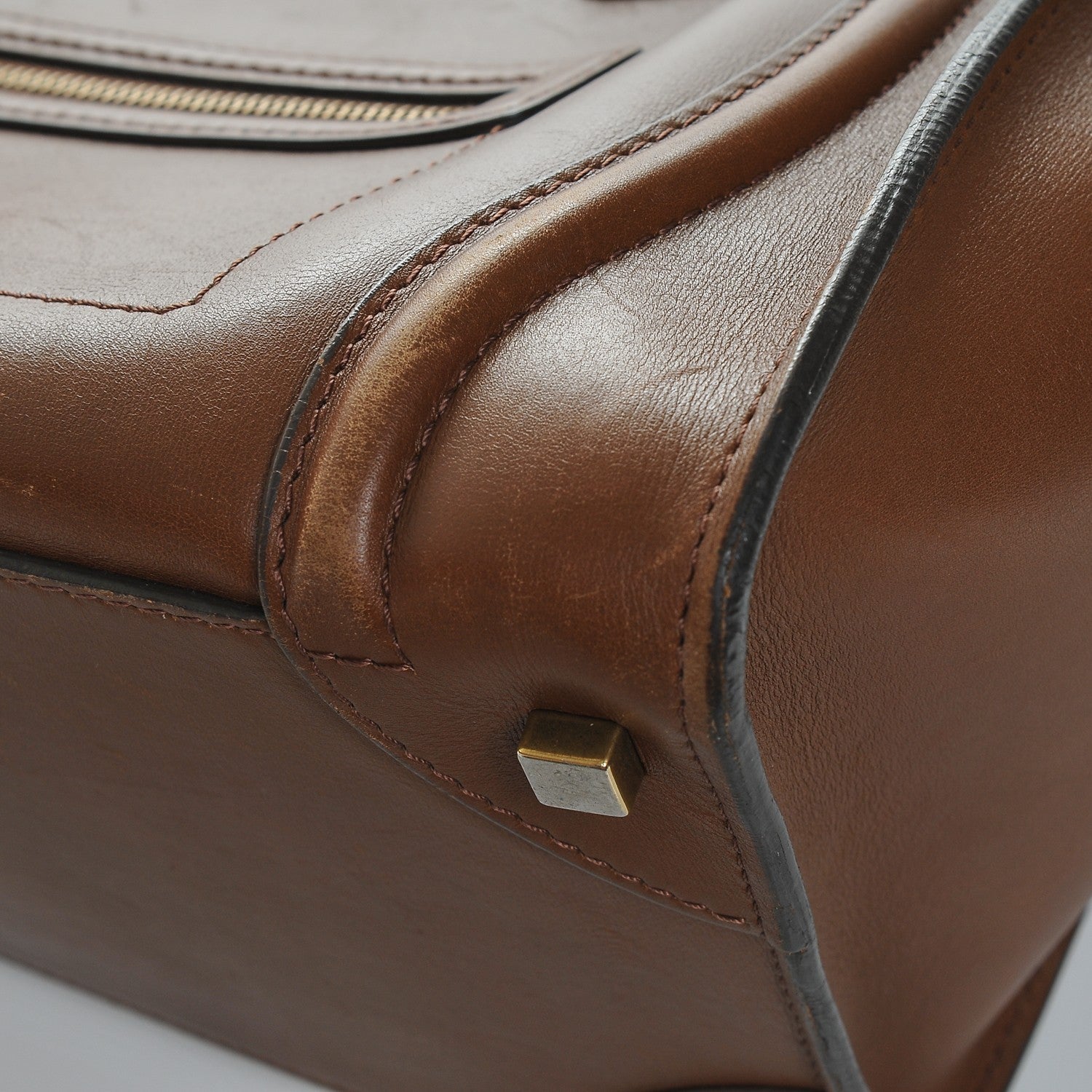 Celine Palmelato Mini Luggage Camel 16 of 23