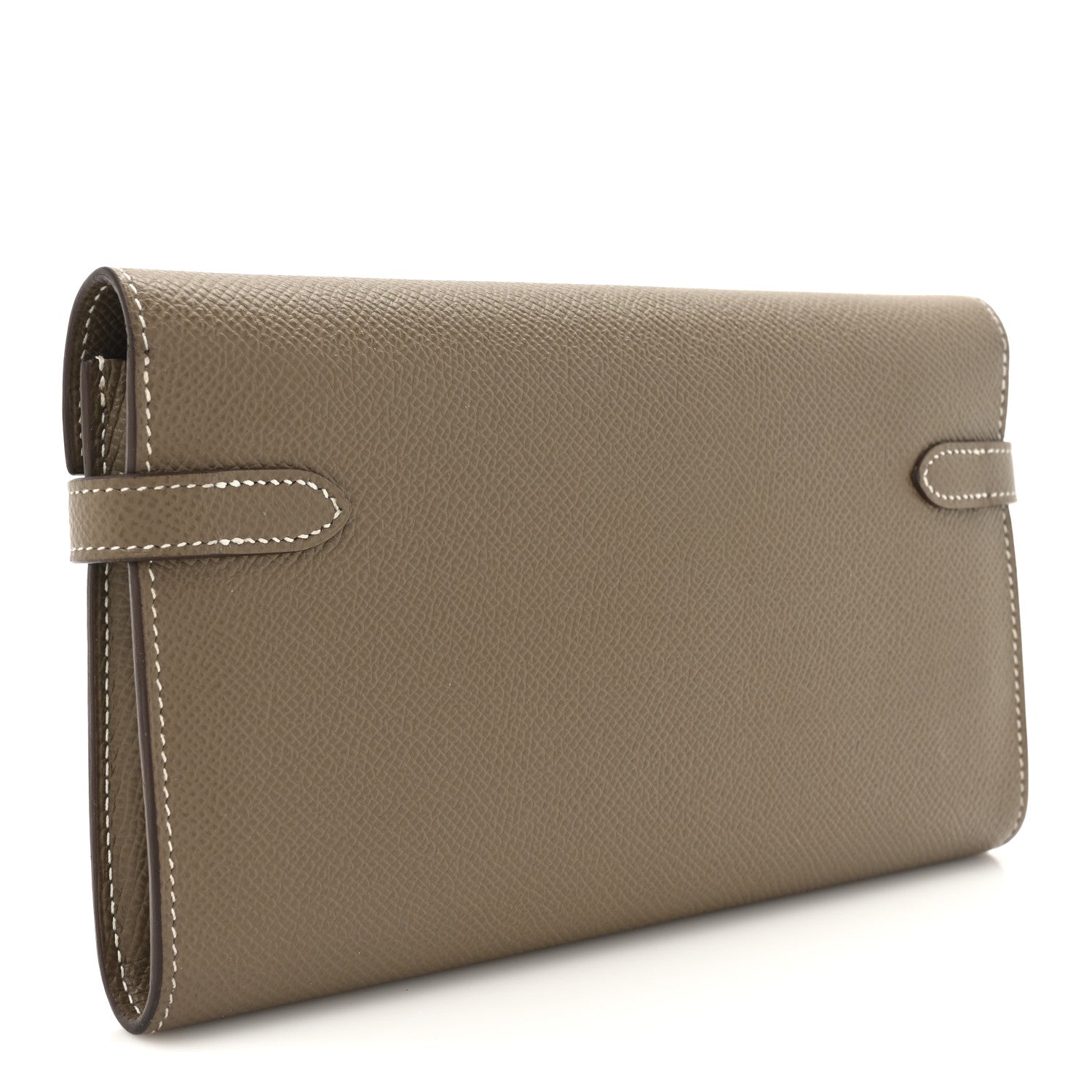 Hermes Epsom Kelly Longue Wallet Etoupe 3 of 9