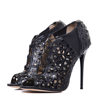 Jimmy Choo Shiny Nappa Tactic Ankle Boots 38.5 Black 3 of 10