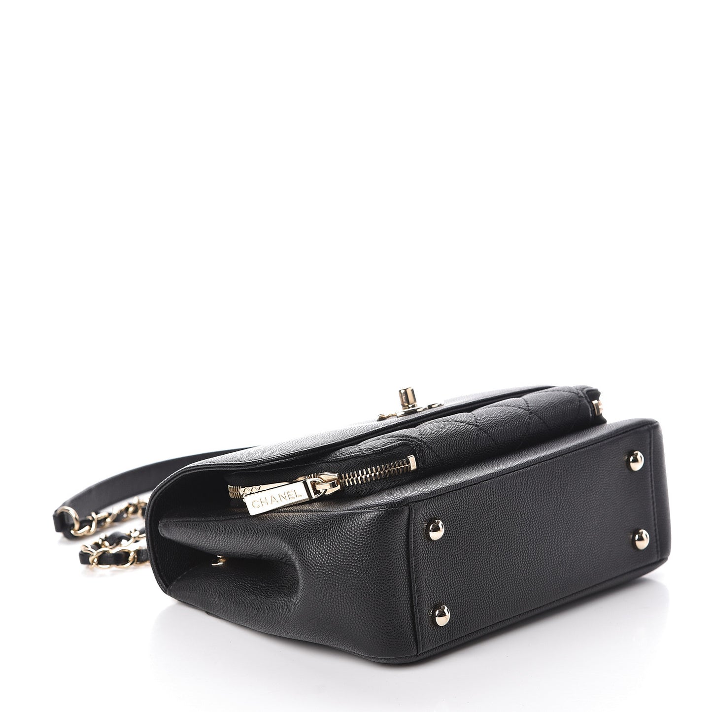 Caviar Quilted Medium Business Affinity Flap Black