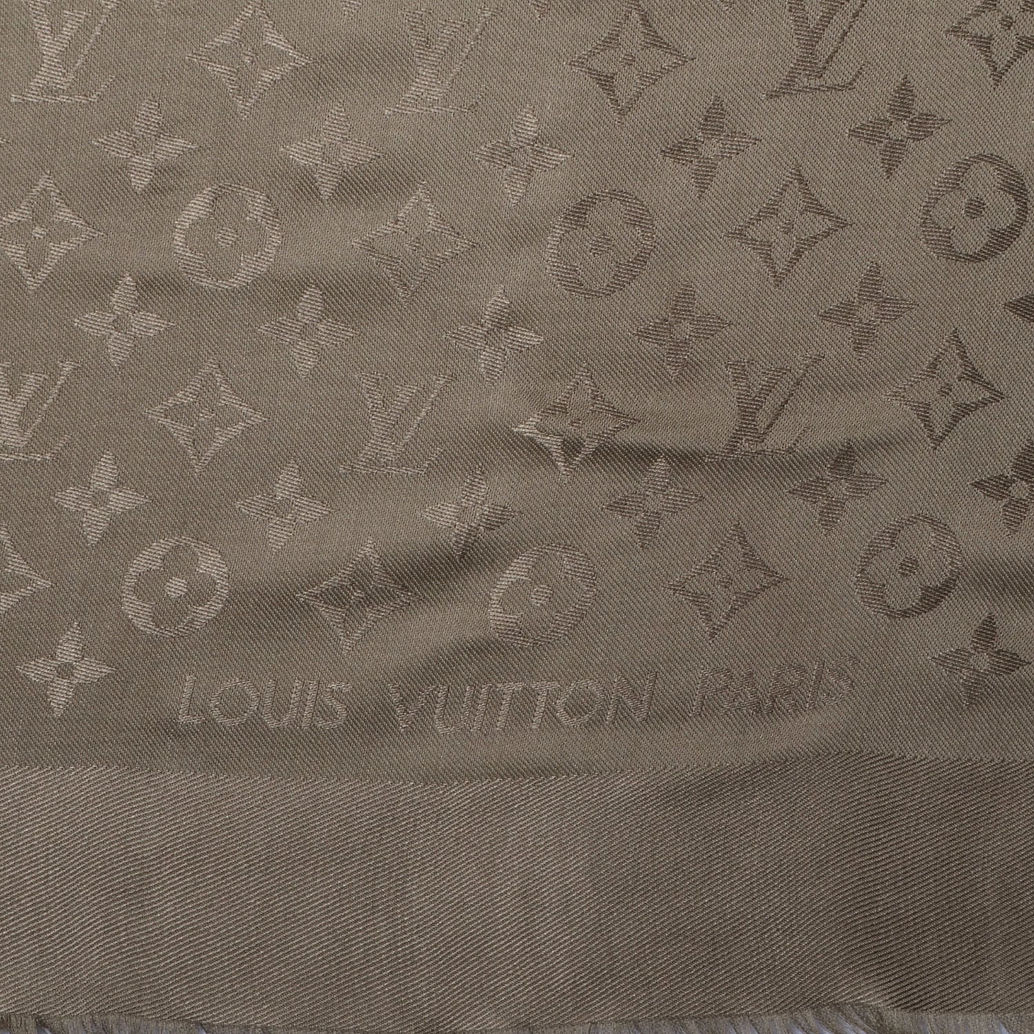 Louis Vuitton Silk Wool Monogram Shawl Verone 4 of 5