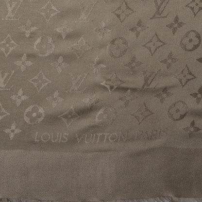 Louis Vuitton Silk Wool Monogram Shawl Verone 4 of 5