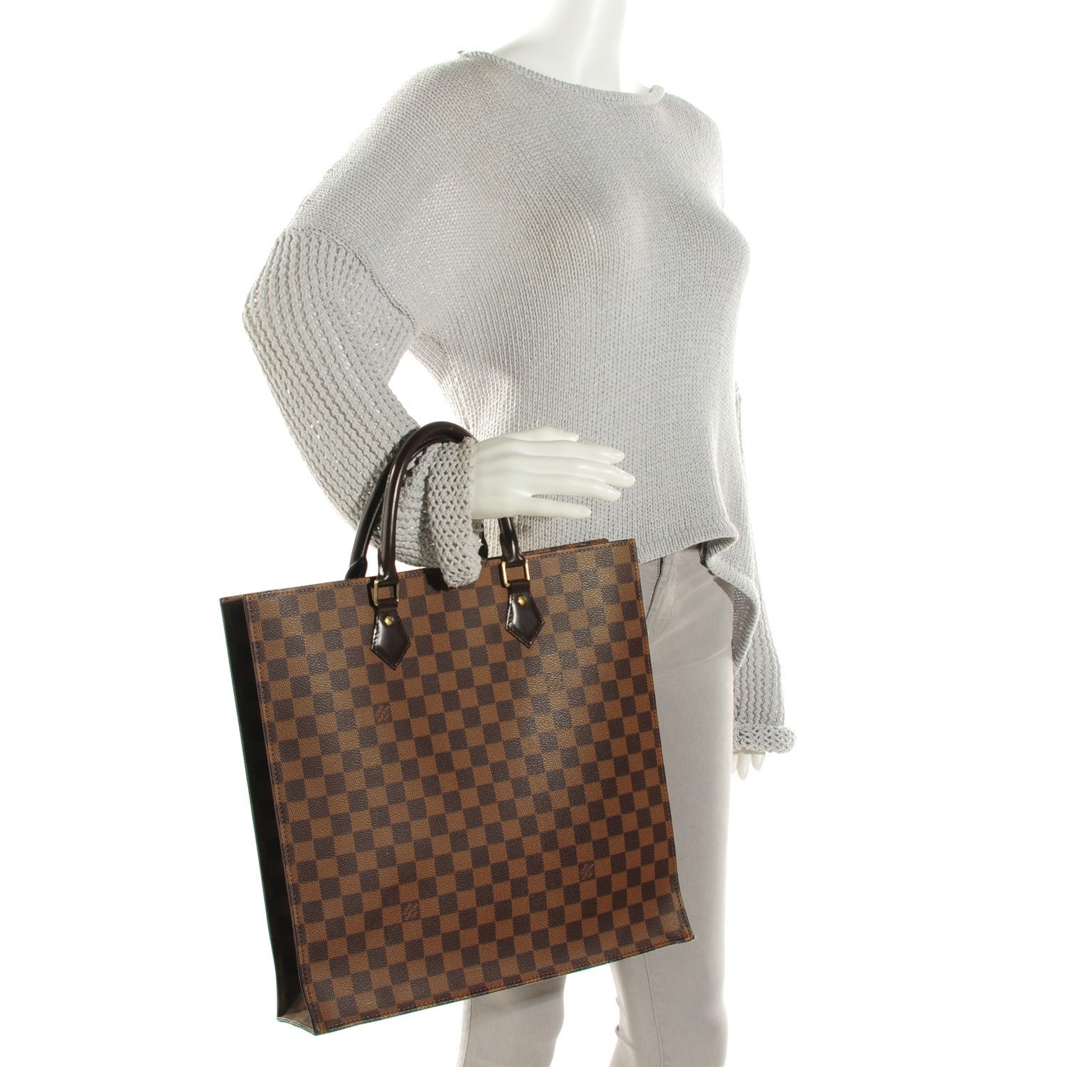Louis Vuitton Damier Ebene Sac Plat 2 of 7