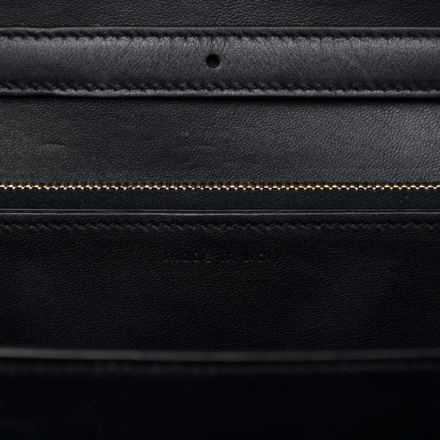 Celine Ostrich Leg Medium Classic Box Flap Bag Dark Blue 7 of 12