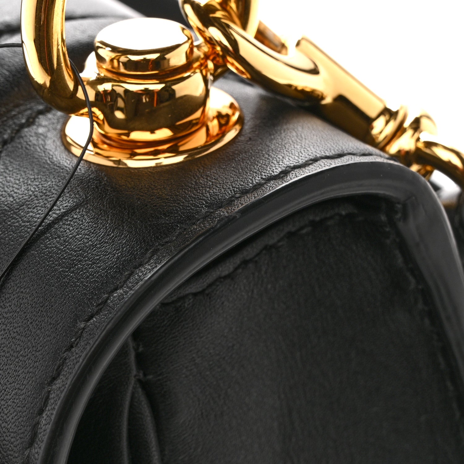 Gucci Arabella Calfskin Medium Blondie Top Handle Bag  Black 11 of 13