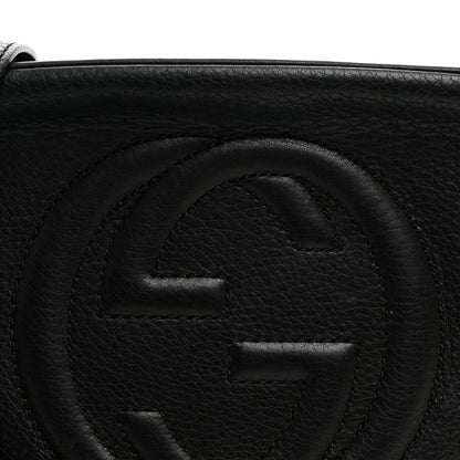 Gucci Pebbled Calfskin Small Soho Disco Bag Black 7 of 11
