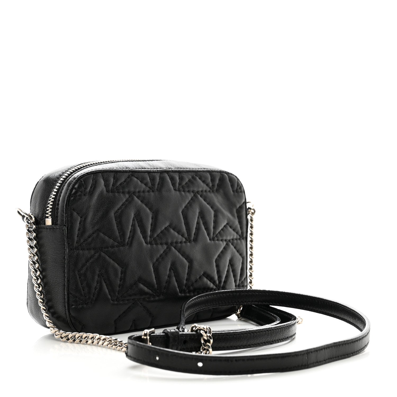 Jimmy Choo Calfskin Star Haya Camera Bag Black 3 of 9