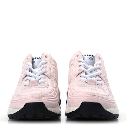 Chanel Fabric CC Womens Sneakers 35 Light Pink 3 of 15