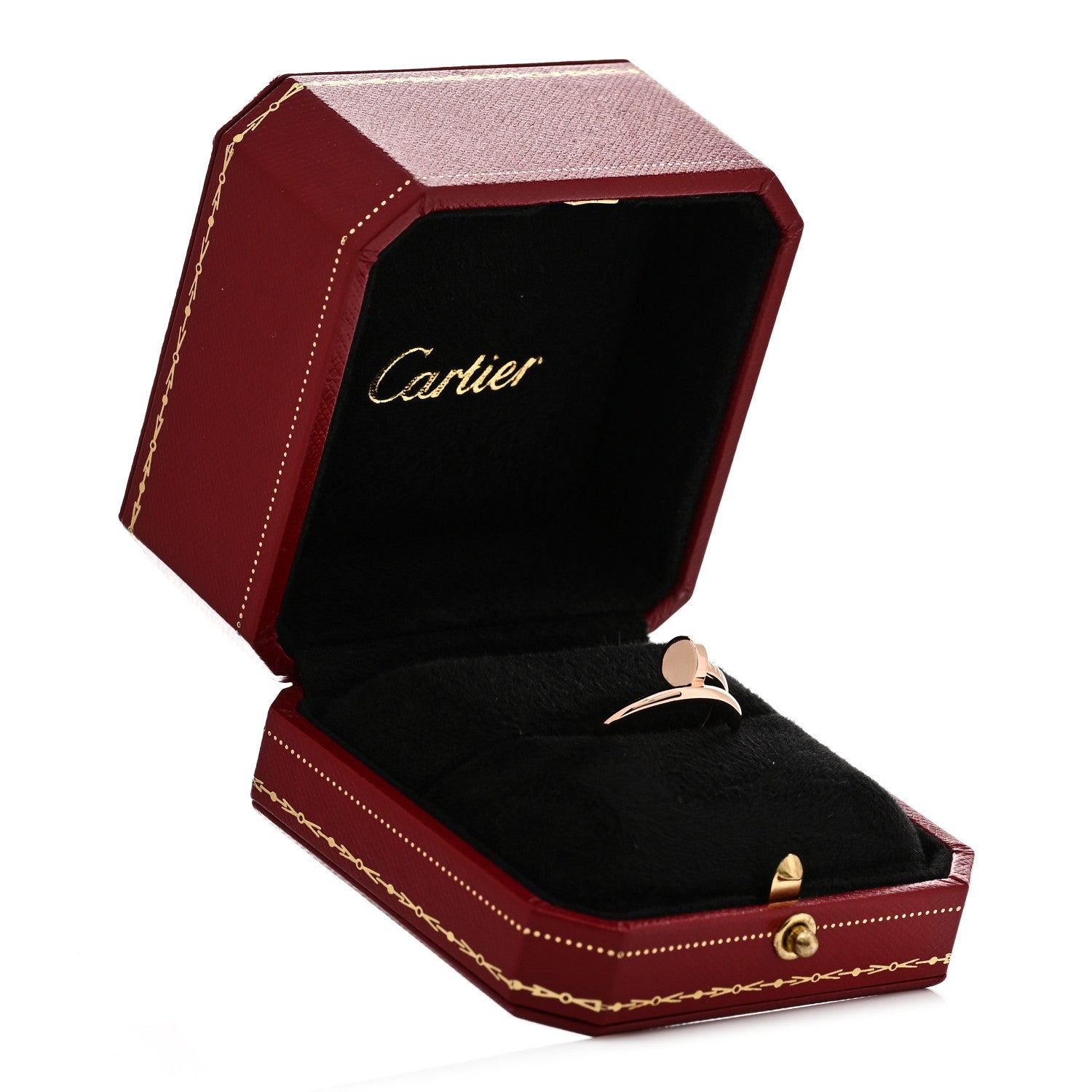 Cartier 18K Pink Gold Juste Un Clou Ring 51 5.75 6 of 6