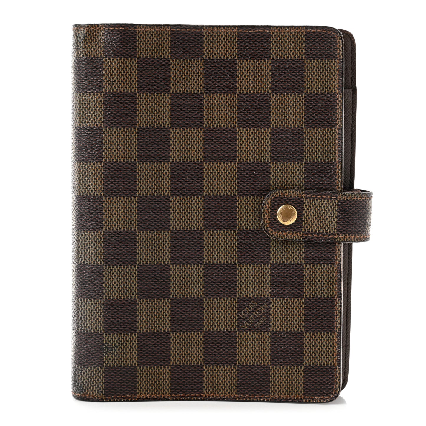 Damier Ebene Medium Ring Agenda Cover