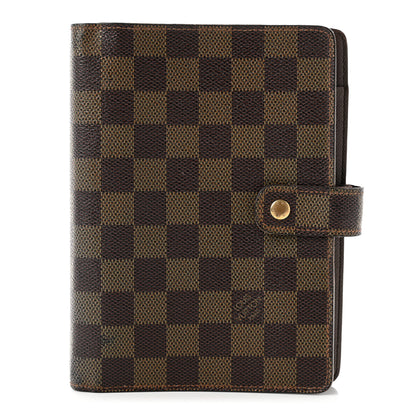 Louis Vuitton Damier Ebene Medium Ring Agenda Cover 1 of 8