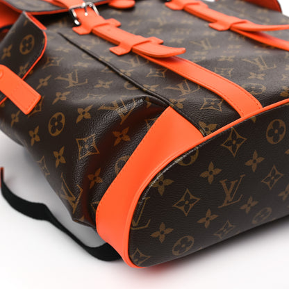 Louis Vuitton Monogram Macassar Christopher MM Backpack Orange 7 of 8