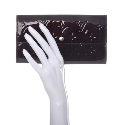 Louis Vuitton Vernis Sarah Wallet Amarante 2 of 8