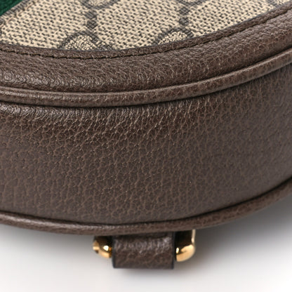 Gucci GG Supreme Monogram Web Mini Ophidia Round Backpack Brown 8 of 8