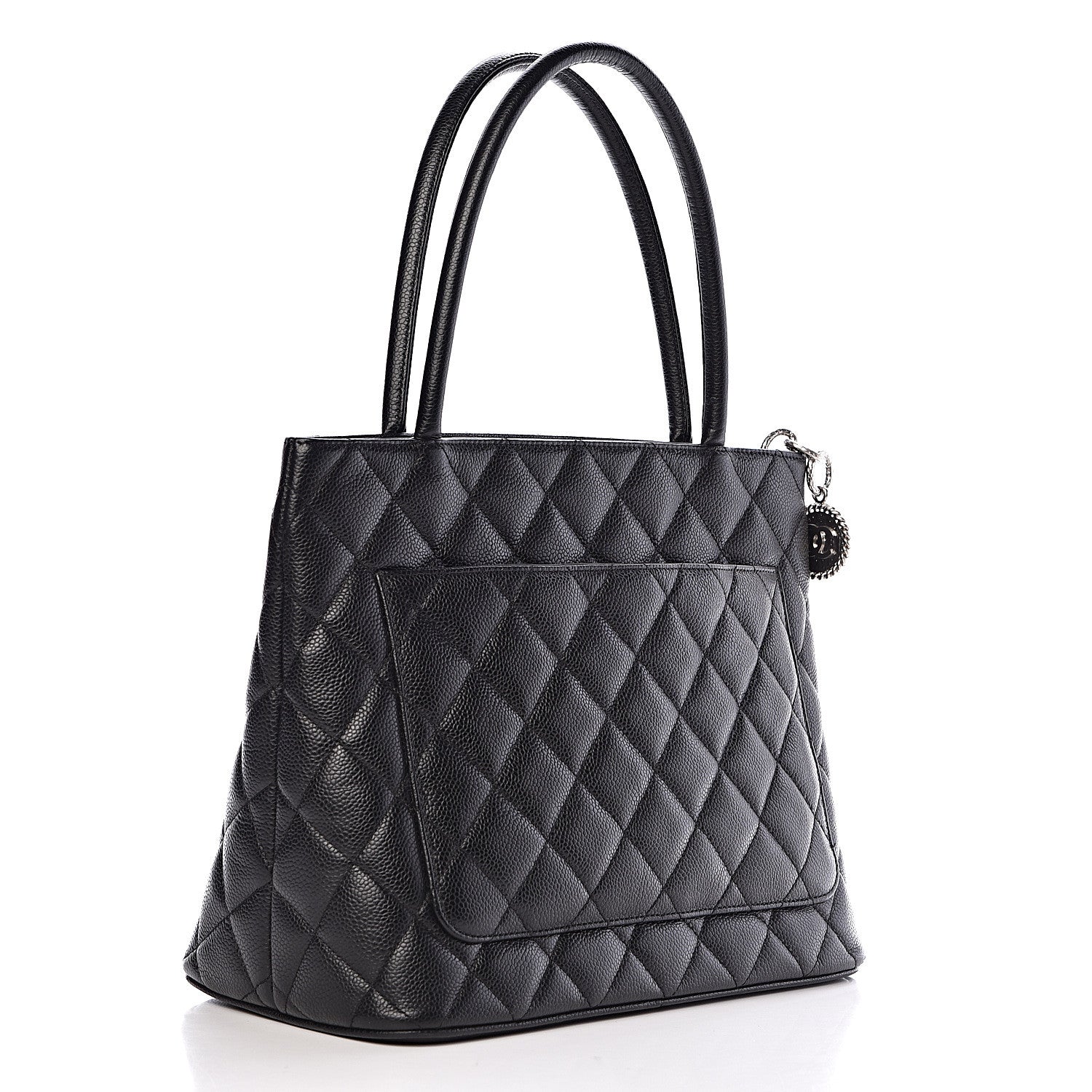 Chanel Caviar Quilted Medallion Tote Black 3 of 10