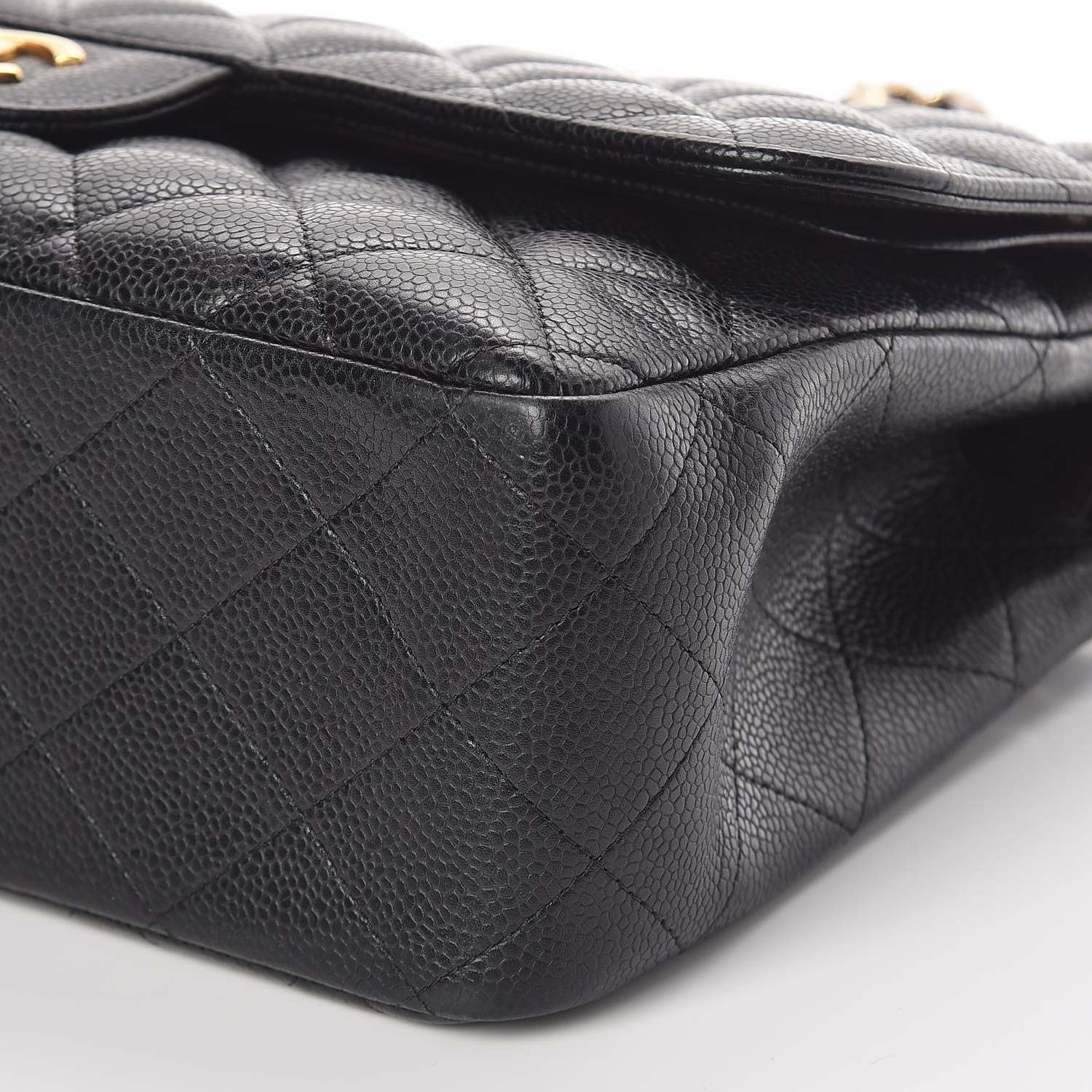 Chanel Caviar Quilted Jumbo Double Flap Black 18 of 18