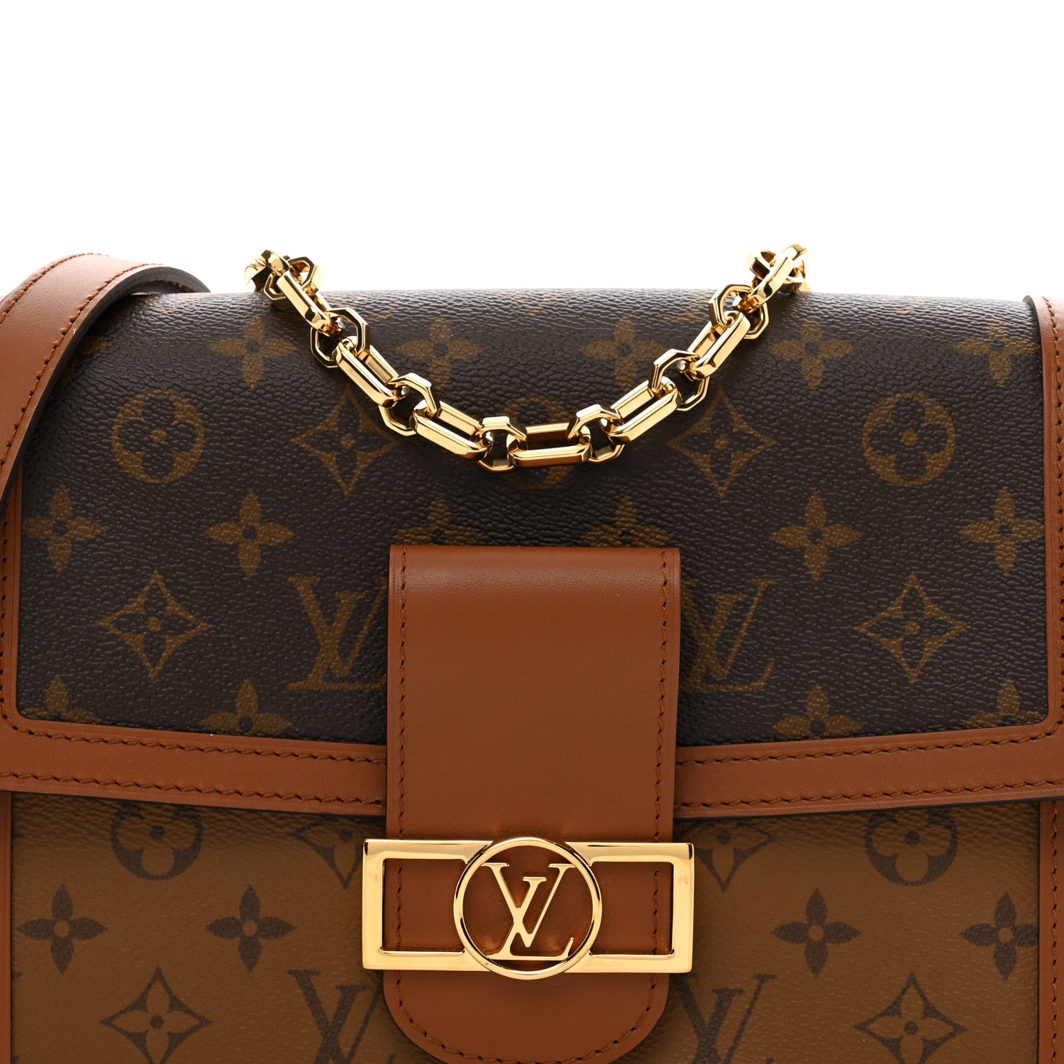 Louis Vuitton Reverse Monogram Dauphine MM 5 of 9