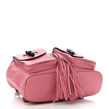 Gucci Cellarius Calfskin Medium Bamboo Backpack Glossy Pink 3 of 11