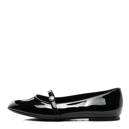 Louis Vuitton Patent Uniformes Ballet Flats 40 Black 1 of 8